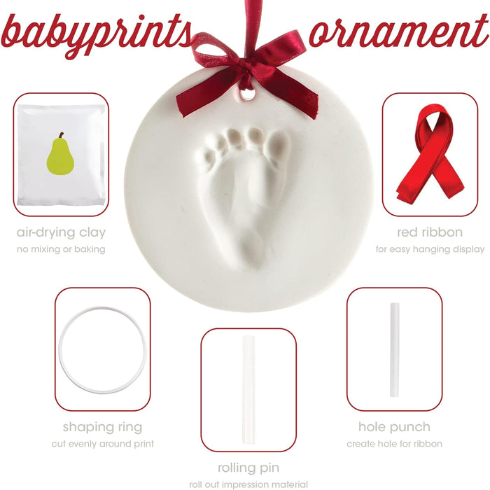 Pearhead Christmas Babyprints ornament