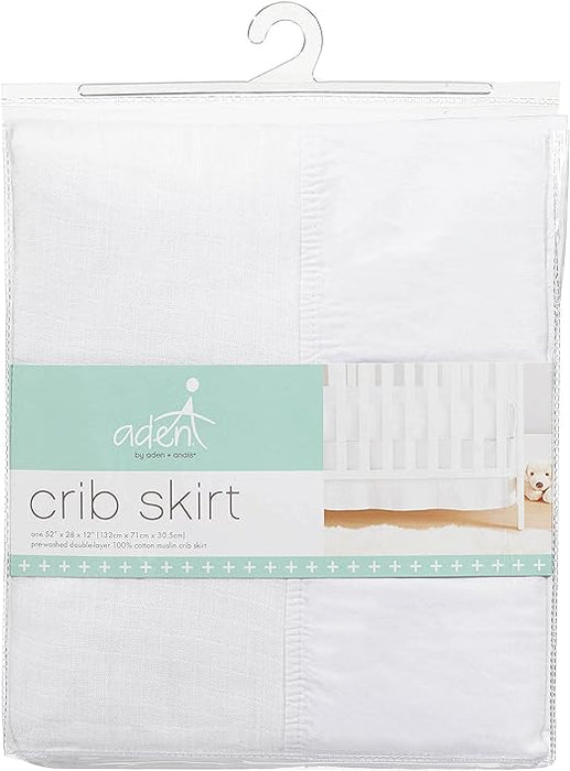 aden + anais Muslin Crib Skirt