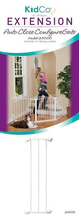 KidCo Configure and Hearth Gate Extensions 9" White
