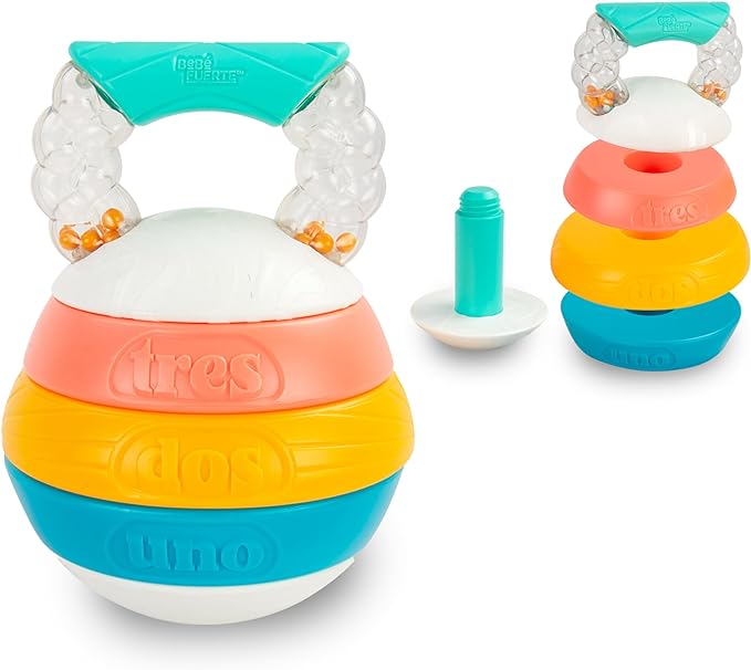 Bebe Fuerte Stack & Count Kettlebell Activity Toy