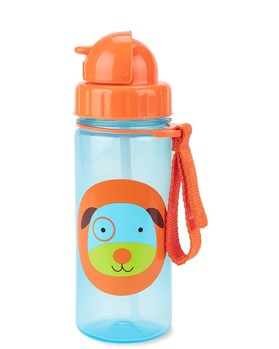 Skip Hop Toddler Sippy Cup with Straw, Zoo Straw Bottle 13 oz