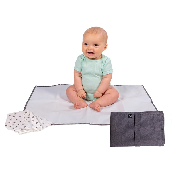 J.L. Childress Healthy Habits  Changing Pad Bundle Grey