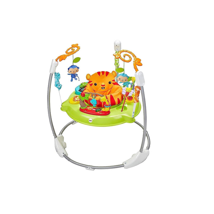 Fisher-Price Roaring Rainforest Jumperoo in Green and Orange