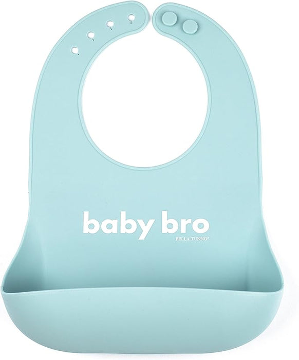 Bella Tunno Wonder Bib - Adjustable Silicone Baby Bibs for Boys, Baby Bro