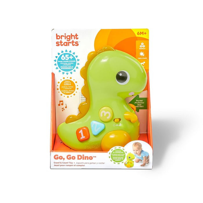 Bright Starts Go, Go, Dino Crawl & Count Activity Toy