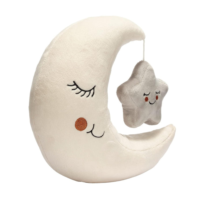 Lambs & Ivy Goodnight Moon and Star Plush Stuffed Toy - Cream/Gray