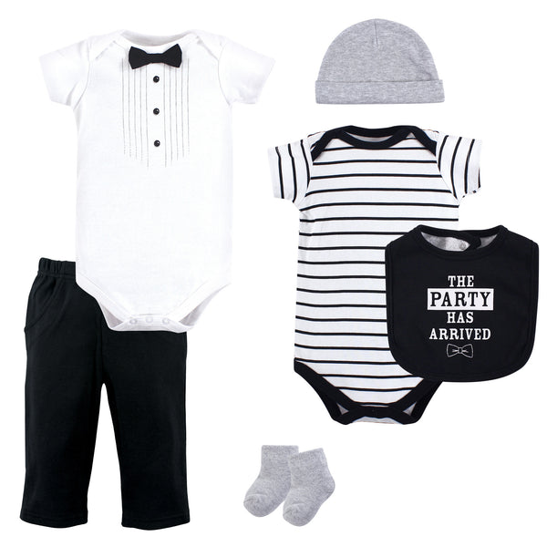 Little Treasure Baby Boy Layette 6-Piece Set, Party Tux