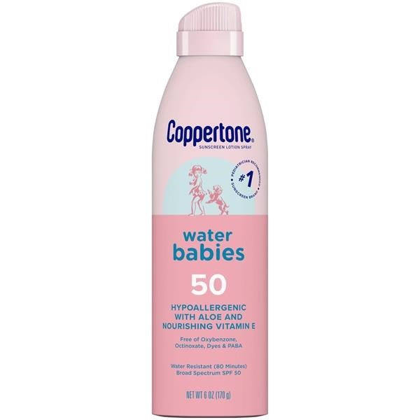 Coppertone Waterbabies Qc Ltn Spry Spf 50 6 Fl. Oz.