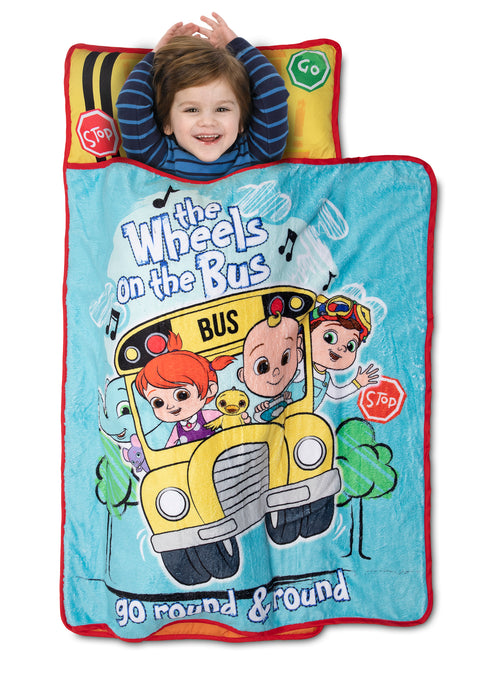 CoComelon Wheels on the Bus Toddler Nap Mat