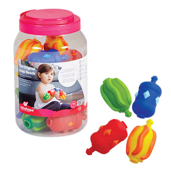 Edushape Sensory Snap Beads  Jar