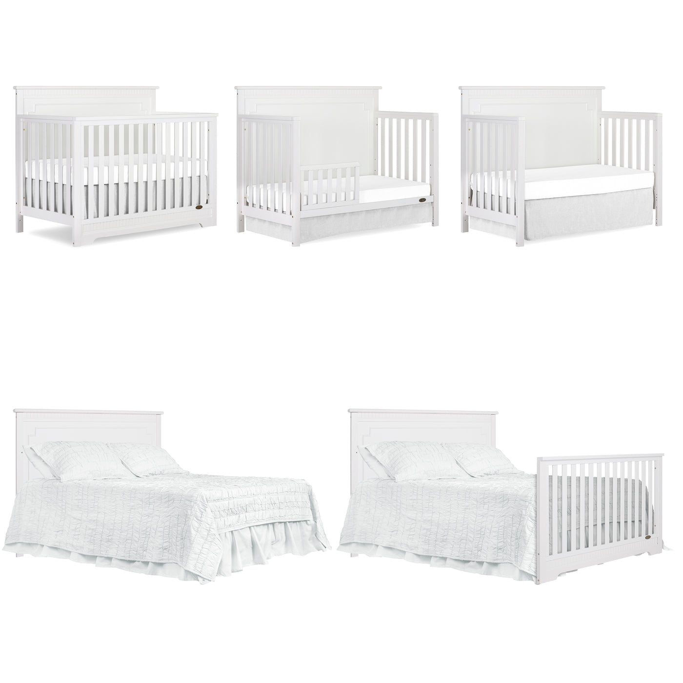 Dream On Me Morgan 5 in 1 Convertible Crib — buybuy BABY