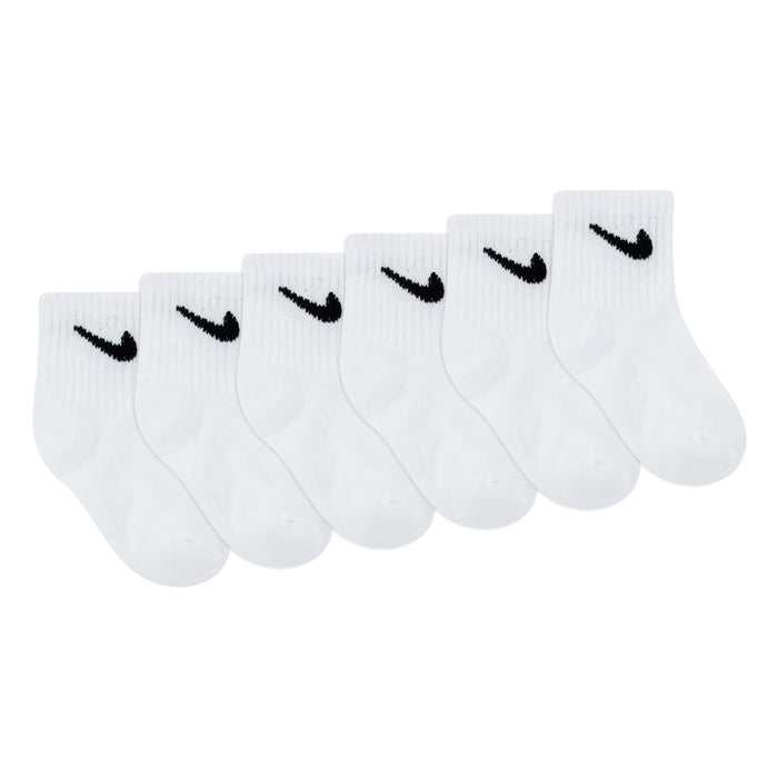 Nike Swoosh 6 Pack Ankle Sock White