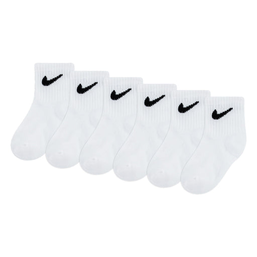 Nike Swoosh 6 Pack Ankle Sock White