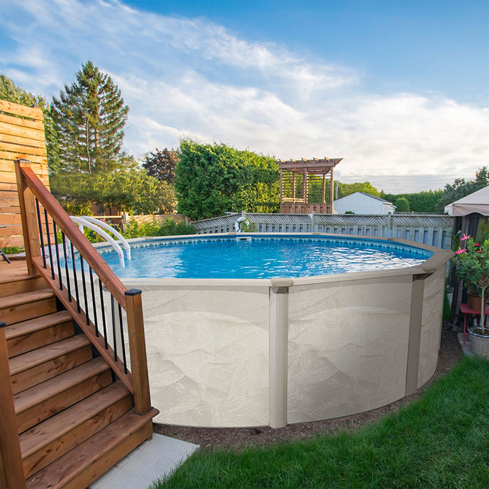 Aquarian Phoenix 24' x 52" Above Ground Swimming Pool with Pump and Ladder