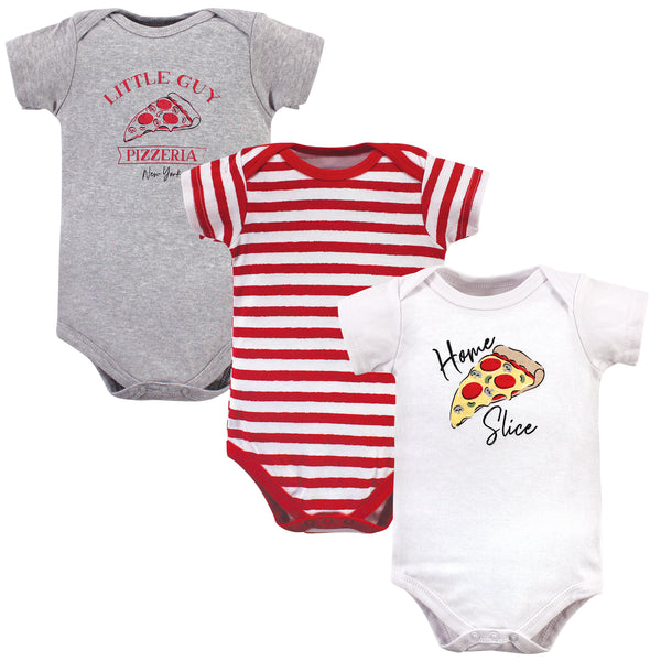 Little Treasure Baby Boy Cotton Bodysuits, Home Slice