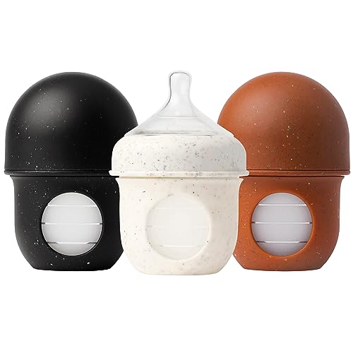 Boon NURSH Silicone Pouch Baby Bottles - 4 fl oz/3pk