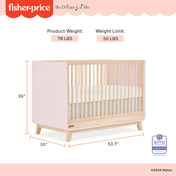 Fisher price charlotte 3 in 1 crib best sale