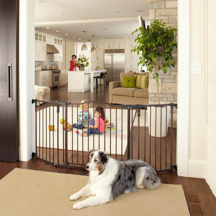 Toddleroo Gathered Home Baby Gate - Matte Bronze - 38.3"-72" Wide