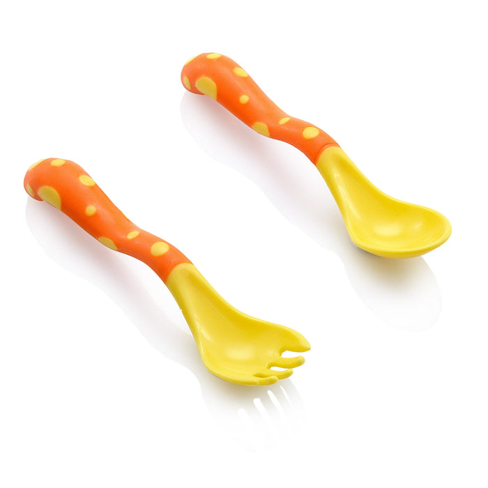 Nuby 4 piece Trainer Fork and Spoon