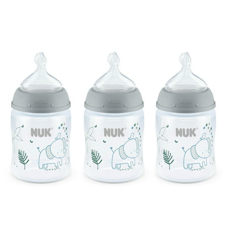 NUK Smooth Flow Anti-Colic Bottle 5 Oz 3 Pack 0+ Months