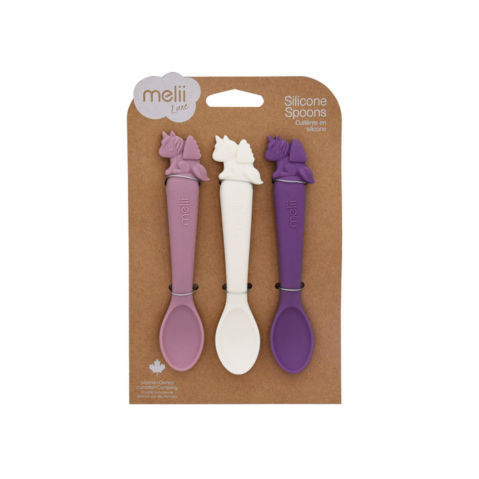 Melii Luxe Silicone Spoons 3 Pack