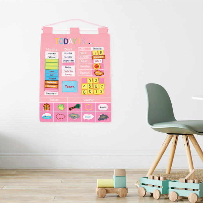 The Peanutshell Wall Chart - Today Is, Pink