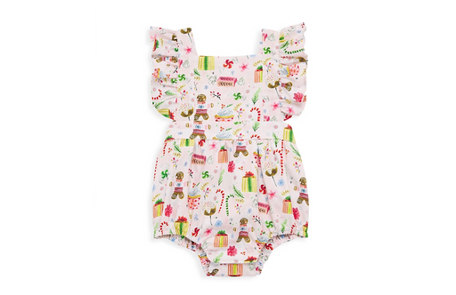 Worthy Threads Bubble Romper in Gingerbread