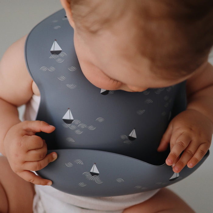 Mushie Silicone Baby Bib