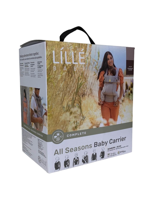 Lillebaby Complete All Seasons Baby Carrier, Charcoal Silver (Open Box)