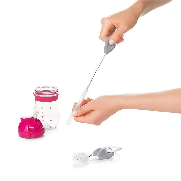 OXO TOT Cleaning Set For Straw Sippy Cups - Gray