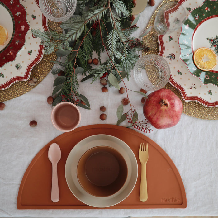 Mushie Dinnerware Fork and Spoon Set