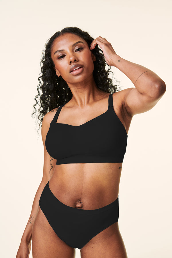 Bravado Designs Intrigue Balconette Maternity & Nursing Bra, Black