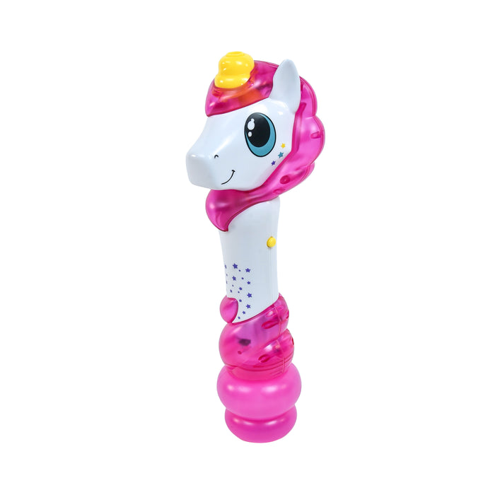 Maxx Bubbles Light & Sound Bubble Baton: Unicorn