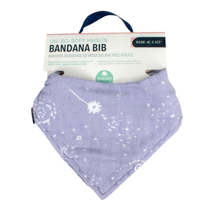 Bebe Au Lait® Fairy Dust Oh So Soft Muslin Blend Bandana Bib