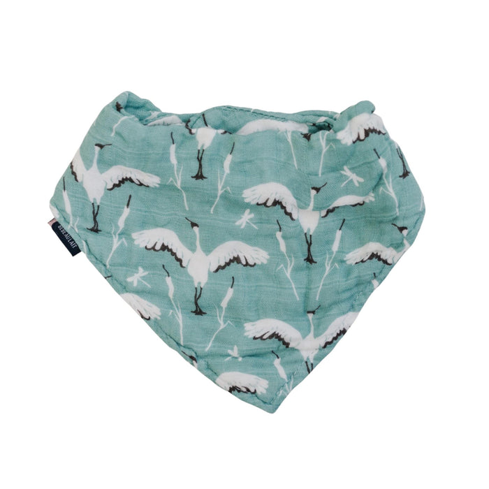 Bebe Au Lait® Crane Oh So Soft Muslin Blend Bandana Bib