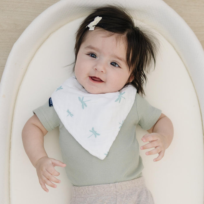 Bebe Au Lait® Dragonfly Oh So Soft Muslin Blend Bandana Bib