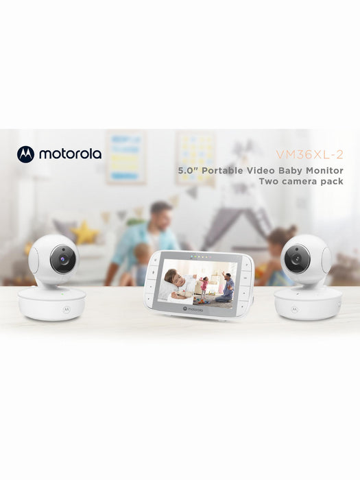 Motorola VM36XL-2 Video Baby Monitor - 2 Camera Pack