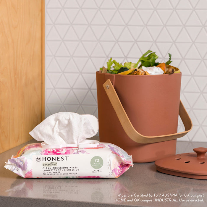 The Honest Company Wipes 288Ct Rose