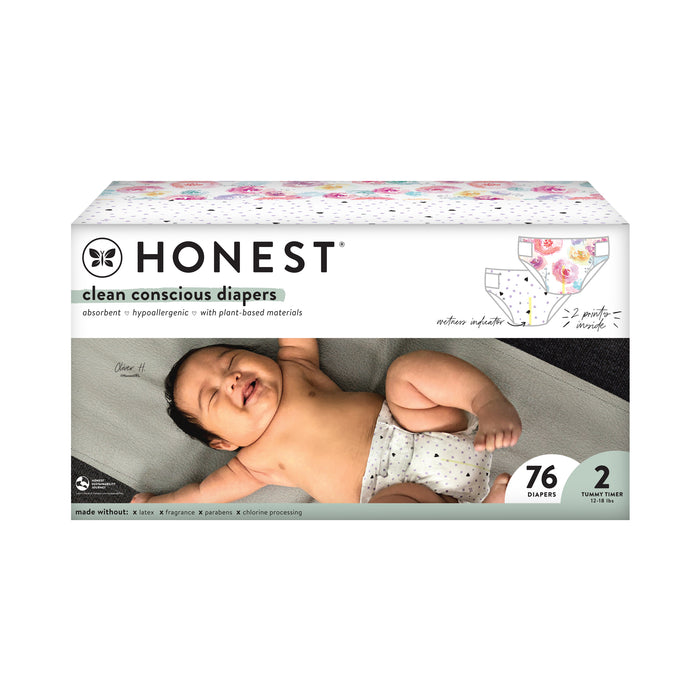 The Honest Company Club Box Size 2 76Ct Rose Blossom Young At Heart