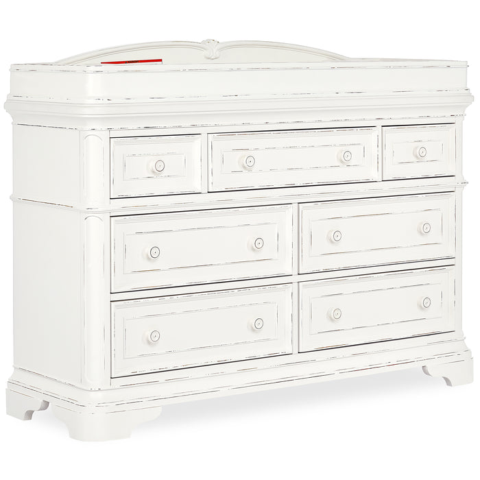 Evolur Belle Changing topper in Aged White