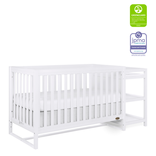Dream On Me Milo 5-in-1 Convertible Crib & Changing Table