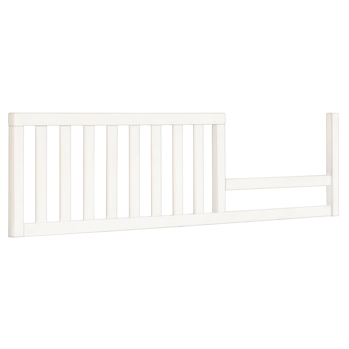 Evolur Signature Belle Convertible Crib Toddler Guard Rail In Aged Whi ...
