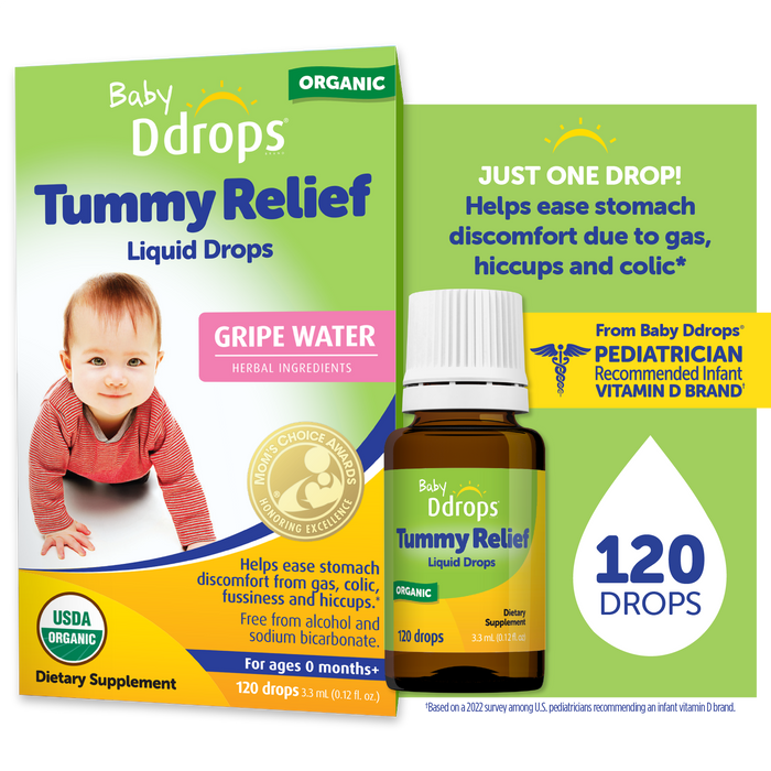 Ddrops BabyTummy Relief, 120 Drops