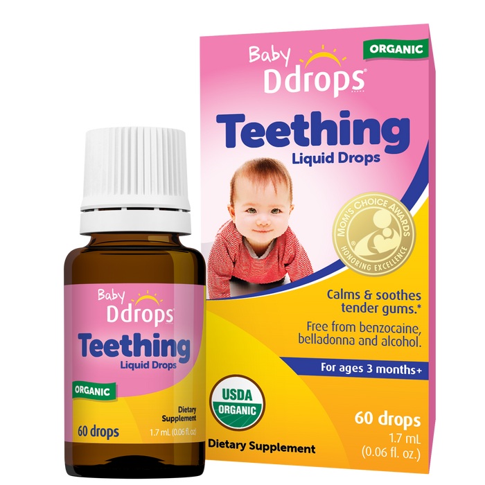 Ddrops BabyTeething Drops, 60 Drops