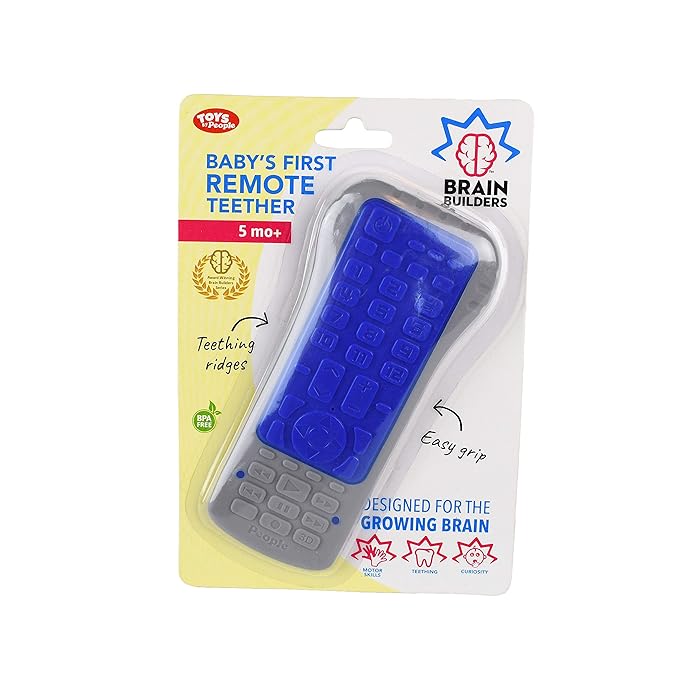 Brain Builders Babys First Remote Teether