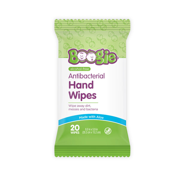 Boogie Hands Anti-Bac Wipes, 20 ct