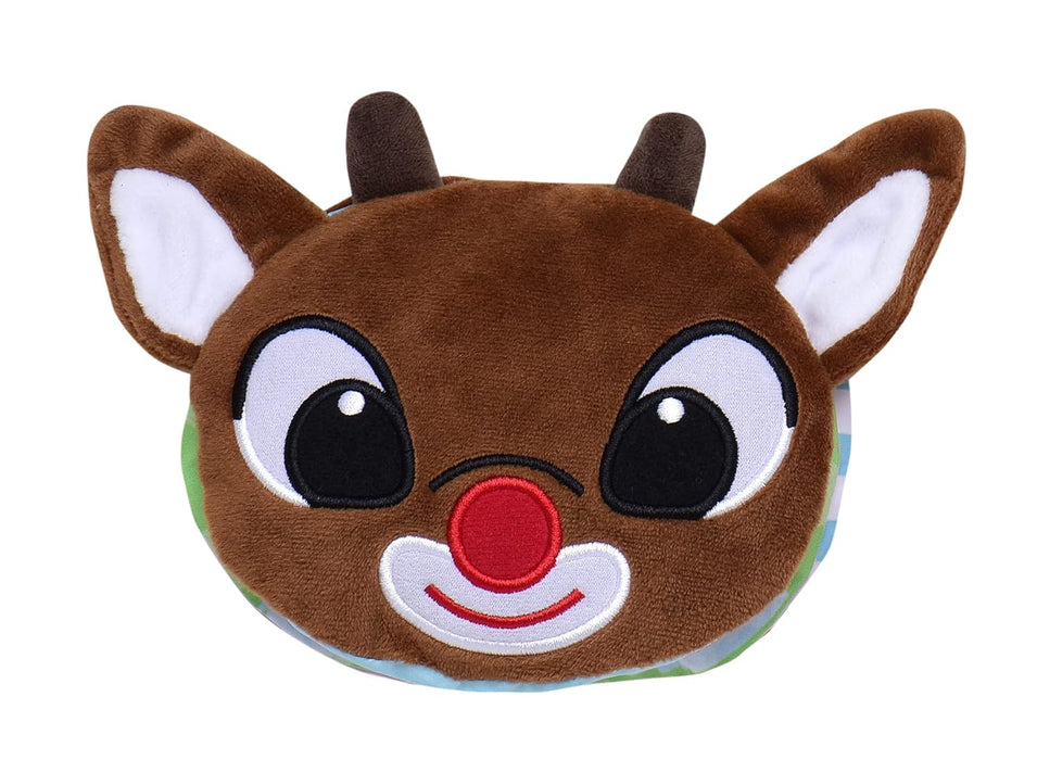 Baby Starters Rudolph The Red Nose Reindeer Plush Crinkle Book