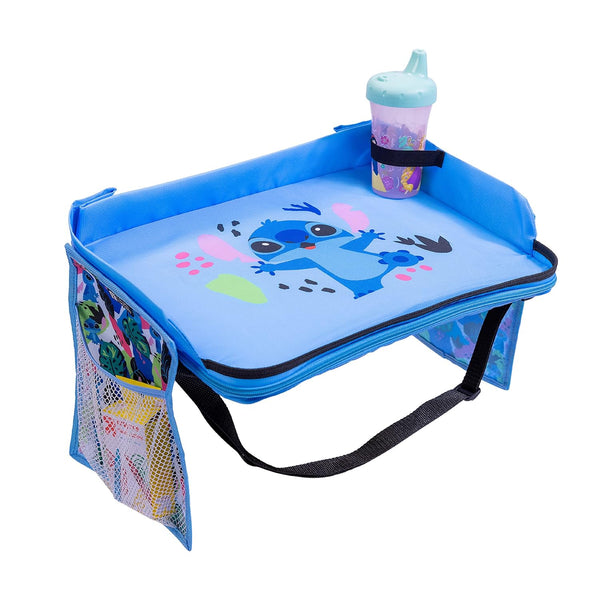 Disney Baby by J.L. Childress 3-IN-1 Travel Tray & Tablet Holder, Stitch