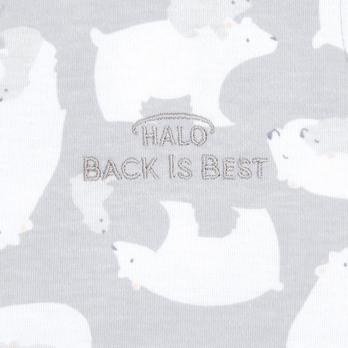 Halo SleepSack Wearable Blanket Cotton Polar Bears Grey