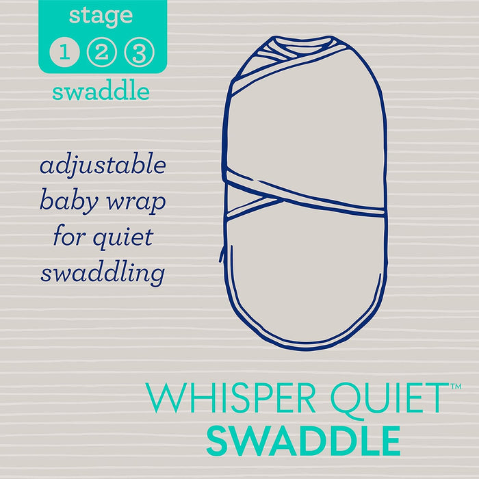 SwaddleMe Luxe Whisper Quiet, Youre My Sunshine Swaddles, White